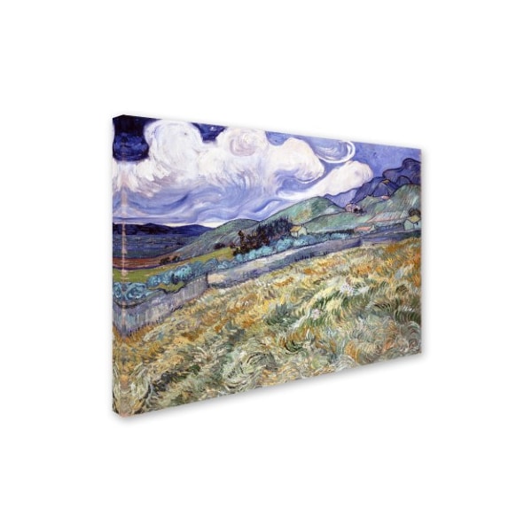 Van Gogh 'Landscape From Saintremy' Canvas Art,18x24